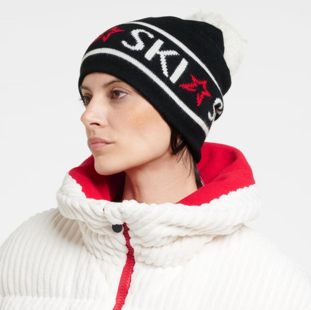💥 Perfect Moment Ski Beanie Perfect Moment Black Ski Beanie